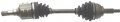 Arc Remanufacturing 80-3728 Cv Joint Half Shaft Front Left Remanufactured 