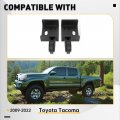 Kuafu 2pcs Demon Tow Hook Bracket Compatible With 2009-2022 Toyota Tacoma Front Bumper D-ring Mounting Set