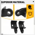 Kuafu 2pcs Demon Tow Hook Bracket Compatible With 2009-2022 Toyota Tacoma Front Bumper D-ring Mounting Set