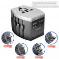 Travel Adapter Universal Power International Plug Adaptor With 4 Usb Ports Fast Charging All In One Worldwide Wall Charger Ac
