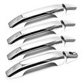 Sizver Chrome Door Handle Covers For 2015-2017 Chevy Suburban 