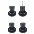 Hippotech Pack Of 4 Plunger Diaphragms Motorcycle Carburetor Repair Kit Replacement For Suzuki Gsf1200 Bandit 2001-2006 