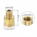 Uxcell Brass Pipe Fitting 7 16 -20unf Flare Male To 1 4npt Female Thread Tubing Adapter Hose Connector For Air Conditioner