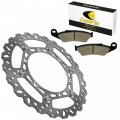 Caltric Front Brake Disc With Padscompatible Yamaha Yz426f 2002 Yz450f 2003-2007 5mv-w0045-01-00