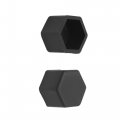 Uxcell 20pcs 19mm Rubber Car Wheel Tire Tyre Nut Screw Cover Caps Hub Protector Black