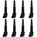Ocpty Set Of 8 Coil Packs Compatible With 2011-2012 For Bmw 550i 4l V8 2008-2010 4 8l Replacement Uf804 3-pins Ignition Ciolsi 