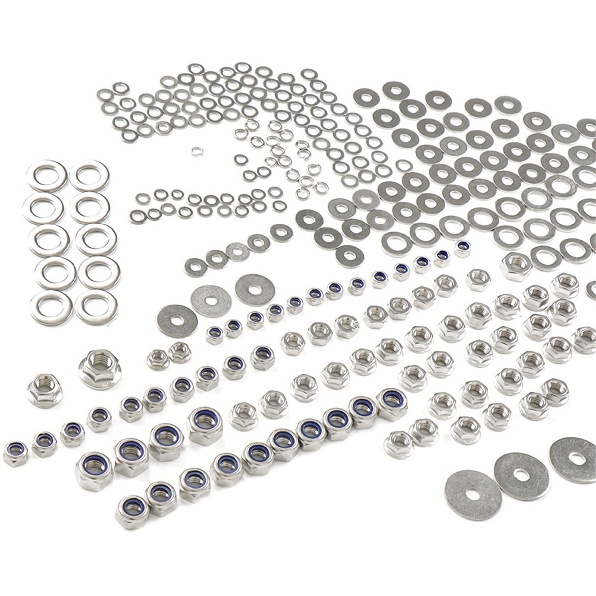 659 Pieces Polished Stainless Steel Atv Bolt Screw Kit Set Replacement For Banshee 350 Yfz350 1987-2006