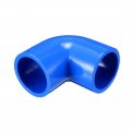 Uxcell 20mm Slip 90 Degree Pvc Pipe Fitting Elbow Coupling Adapter Blue 10 Pcs