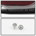 Acanii For 1987-1996 Ford F150 F250 F350 Bronco Smoked Rear Tail Lights Brake Lamps Pair Driver Passenger Side