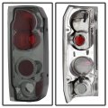 Acanii For 1987-1996 Ford F150 F250 F350 Bronco Smoked Rear Tail Lights Brake Lamps Pair Driver Passenger Side