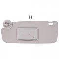 Newyall Gray Left Sun Visor