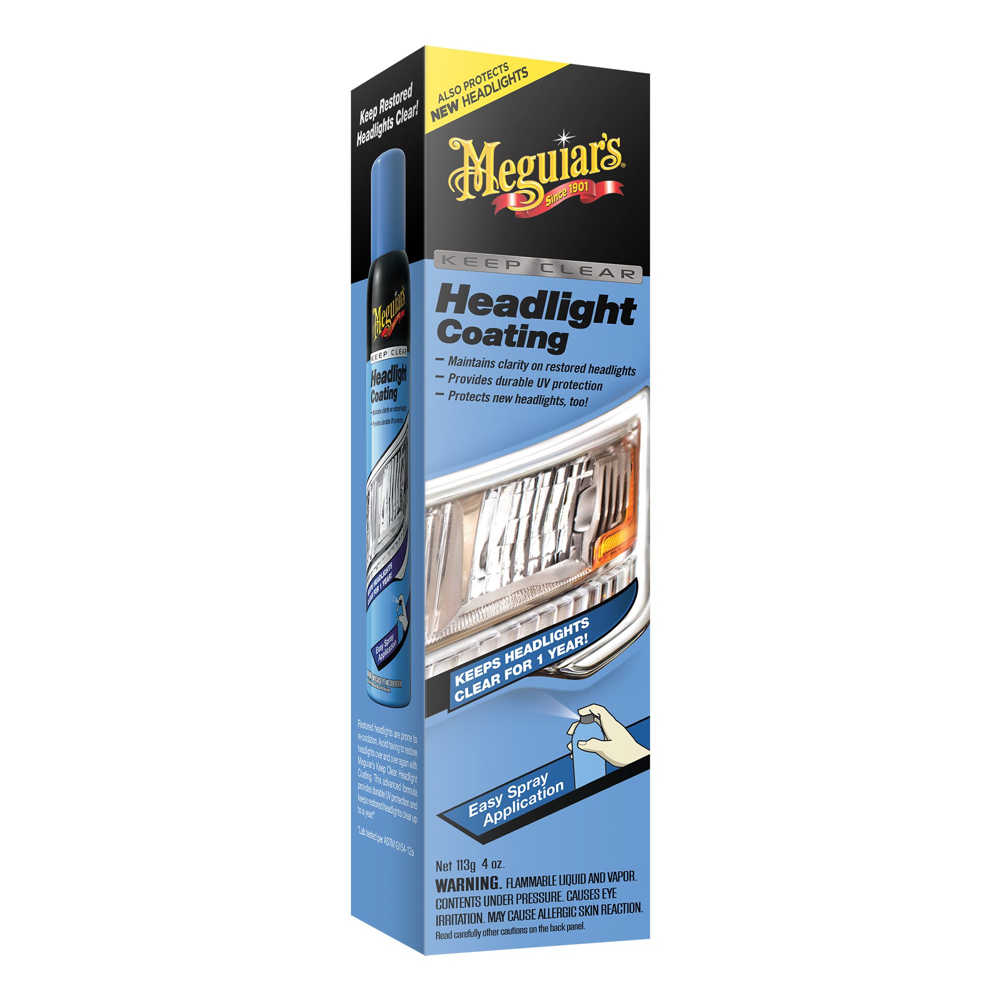 Meguiar S G17804 Keep Clear Headlight Coating 4 Oz