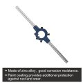 Round Die Stock Handle Wrench 30mm 1 18 Adjustable Threading Holder For Bolt Thread Repair Bar Tools Fit M10-m11 Metric Dies