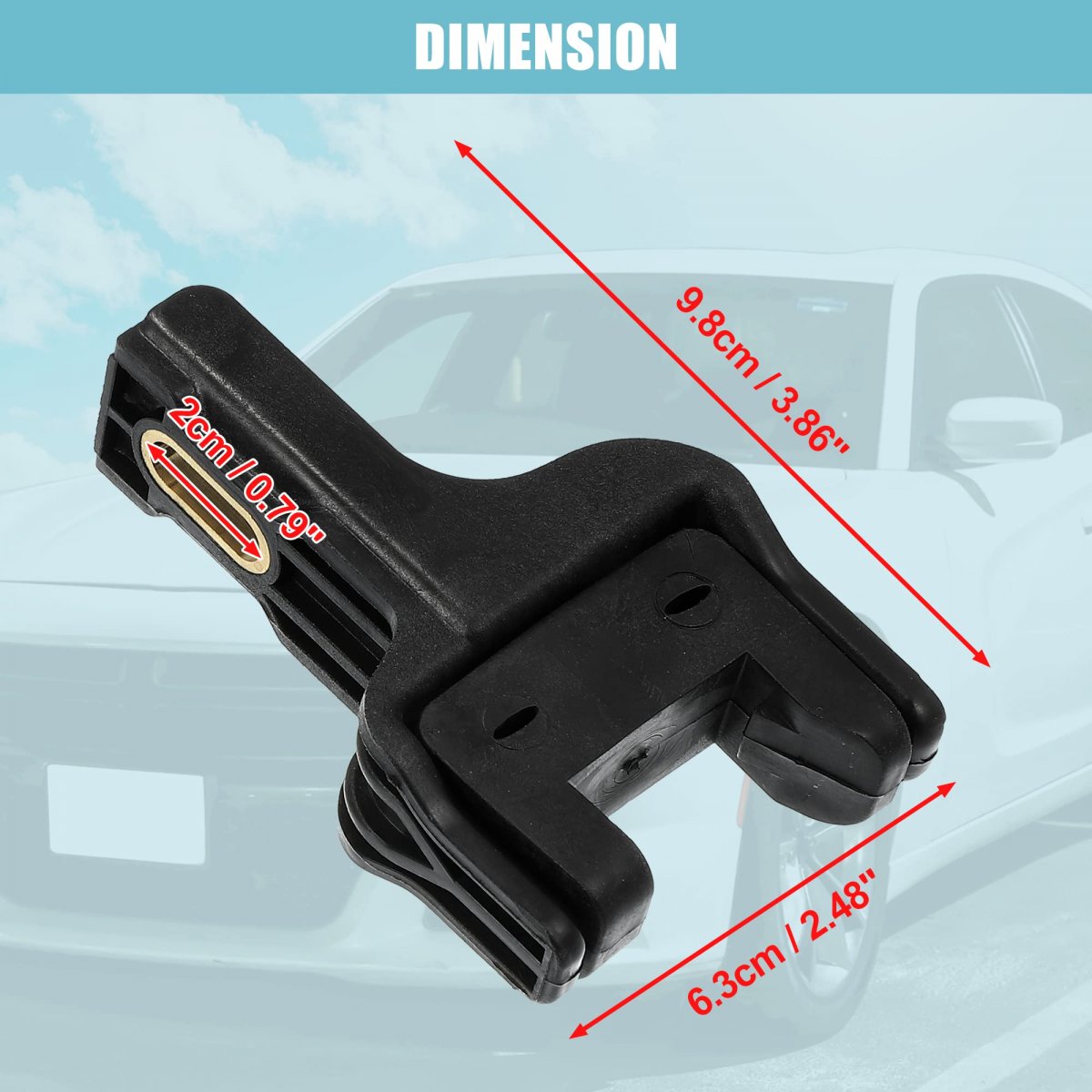 Pair Upper Radiator Isolator For Chrysler 300 2005-2021 Dodge Challenger Charger Magnum 4596474ad 04596474ad Lh Rh