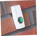 Osaladi 20 Pcs Doorbell Button Door Chime Push For Ringer Buzzer Self-resetting Small Self Reset Metal With Lights