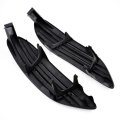 Front Bumper Fog Light Cover Grilles Left And Right Side For 2005 2006 2007 2008 Corolla 52128-02200 52127-02170 Black Abs