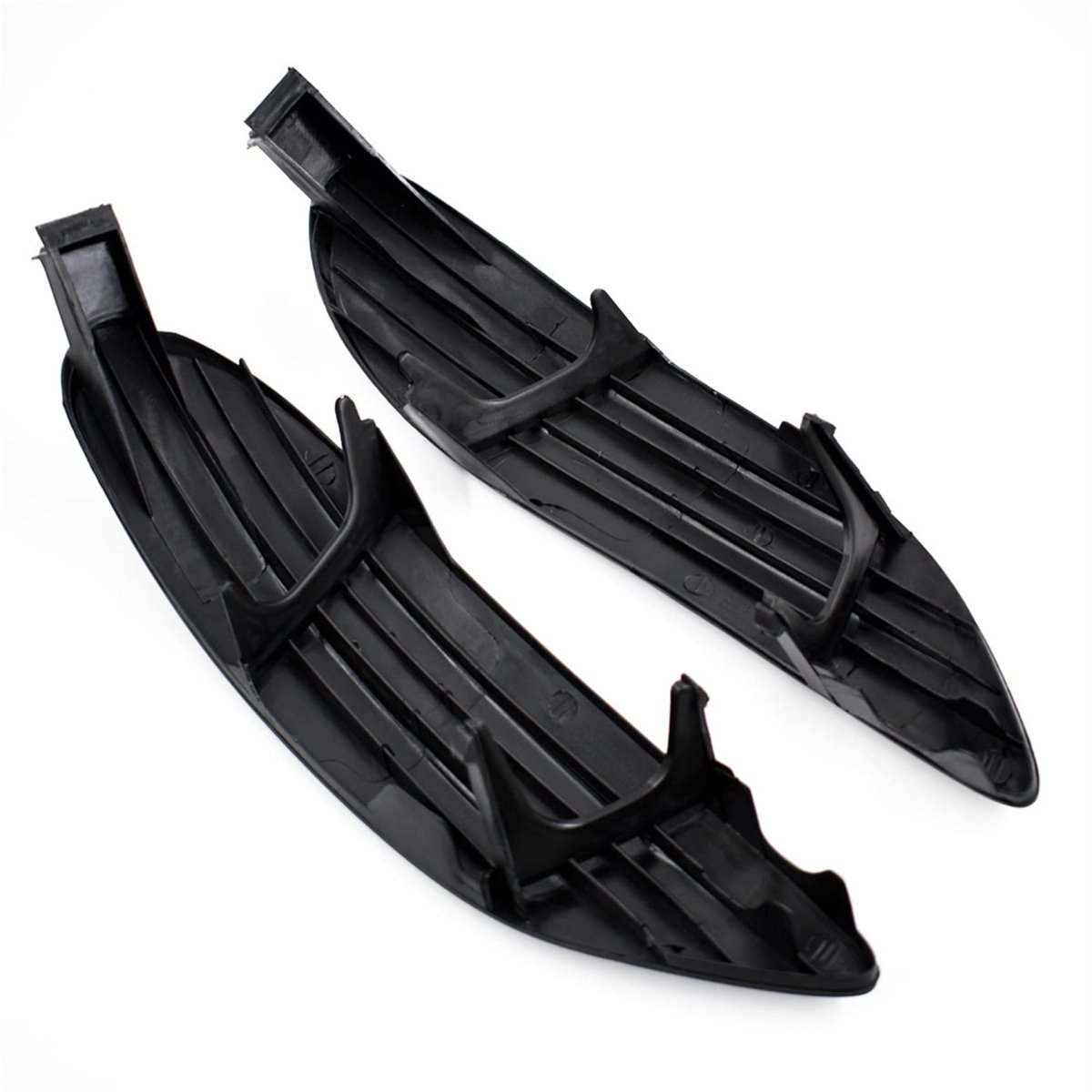 Front Bumper Fog Light Cover Grilles Left And Right Side For 2005 2006 2007 2008 Corolla 52128-02200 52127-02170 Black Abs
