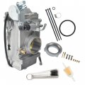 Waltyotur Motorcycle 42mm Carburetor Replacement For Hsr42 Twin Cam Tm42 Carb