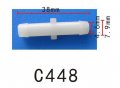 Autobahn88 Straight Nylon Vacuum Hose Joiner Od 7mm 0 28 Pack Of 5