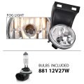 Front Bumper Fog Lights With Bulbs For Dodge Ram Pickup 1994 1995 1996 1997 1998 1999 2000 2001 Clear Lens Halogen Lamps 2