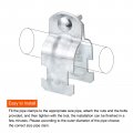 Uxcell 8-15 32 Emt Strut Clamps Steel For Rigid Conduit And Pipe 2pcs Universal With Bolt Nut