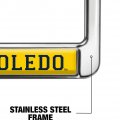 University Of Toledo School Logo Full Size Standard License Plate Metal Frame