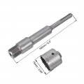 Uxcell Wall Hole Drill Bit 75mm Concrete Cement Stone Saw Cutter 150mming Depth Round Shank With Connecting Rod For Sds X4