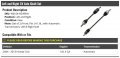 Front Left And Right Cv Axle Shaft Set Of 2 Compatible With 2006-2013 Honda Civic 1 8l 4-cylinder Automatic Transmission