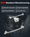 Front Left Power Window Regulator Without Motor For 2010 2011 2012 2013 2014 Ford Mustang Part Number 752 258