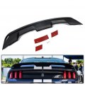 Ocpty Rear Trunk Spoiler Wing Gt500 Style Compatible With 2015-2021 For Ford Mustang Gt350 Gt500 Abs Lip Matte Black Car