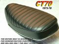 New Replacement Seat Cover Fits Ct70 Honda 1973-76 040