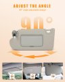 Ocpty Sun Visor Fit For Nissan Pathfinder 2013 2014 2015 2016 2017 2018 For Infiniti Qx60 With Sunroof Beigh Right Passenger