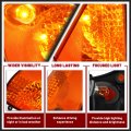 Hecasa Front Pair Corner Lights W Bulb For Mack Cv713 Truck Side Marker Turn Signal Lamp Halogen Amber Lens Driver Passenger