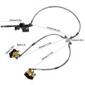 Tdpro Front Disc Brake Wheel Rim Hub Steering Knuckle Spindle Caliper With 110mm Rotor For Atv Quad Bike Go Kart Buggy