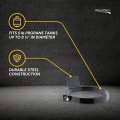 Rv 5 Lb Propane Tank Mount For Modbug Fits Tanks Up To 8 In Diameter Black Steel Mounting Bracket