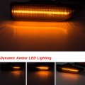 Smoked Lens Amber Led Side Marker Lamps For 2017-2021 Mini Countryman F60 Dynamic Sequential Blink Turn Singal Lights Kits
