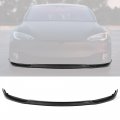 Hecasa Front Bumper Lip For 2012-2016 Tesla Model S Sedan Spoiler Splitter Chin Valance Carbon Fiber 
