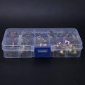 75pcs Hose Clamp 6mm 7mm 8mm 9mm 10mm Spring Clips Pipe Fasteners Assortment Kit 