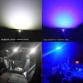 Alla Lighting Dual Color 6418 C5w Led Festoon Bulbs White Blue Switchback Can-bus 36mm License Interior Map Dome Door Trunk
