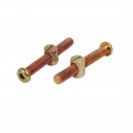 Uxcell M6x50mm Hex Key Drive Socket Cap Furniture Bolt W M6x12mm Barrel Nut 10 Set