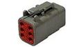 Automotive Connectors 6p Sz 20 Grey Dtm Plug 10 Pieces 
