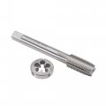 Uxcell 1 2 -20 Unf Tap And Die Set Hss Machine Thread With Round Threading Right Hand