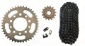 Factory Spec Black 525x118 O-ring Drive Chain 15 41 Sprockets For Honda Shadow 600 Vt600 Vlx 