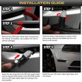 Vipmotoz Amber Led Strip Side Marker Light Front Fender Parking Lamp Replacement For 2010-2014 Ford Mustang S197 Black Housing