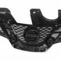Ni1200258 Factory Style Front Bumper Grill Grille Assembly Wtih Moulding Compatible With Nissan Rogue 2014-2015 Chrome Black