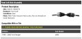 Front Left Driver Side Cv Axle Assembly Compatible With 1998-2000 Ford Ranger 4wd