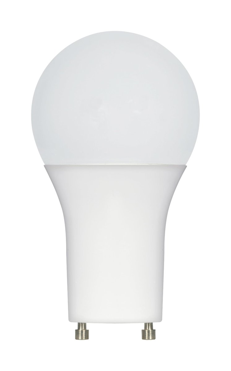 Satco 11 5 Watt A19 Led Light Bulb 3000k Warm White 1100 Lumens 90 Cri Frost Finish Gu24 Base 220 Degree Beam Dimmable Damp