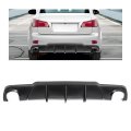 Jmtaat Rear Bumper Diffuser For 2006-2013 Lexus Is250 Is350 4 Door Sedan Lower Lip Splitter Valance Spoiler Unpainted Black 