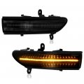 Sequential Amber Full Led Side Smoked Mirror Signal Lamps For 2008-2014 Subaru Outback Forester Legacy Clear Lens Tinted 