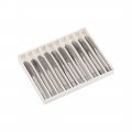 Uxcell 5 Pairs Metric Hand Threading Tap Set M8 Thread 1 25mm Pitch Taper Plug Milling Taps Straight Flutes High Speed Steel